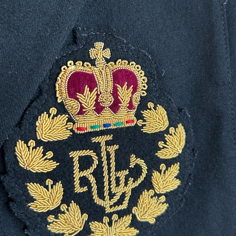 Vintage Ralph Lauren Crest Wool Blazer Jacket - Picture 4 of 8